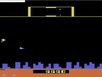 une photo d'Ã©cran de Defender sur Atari 2600